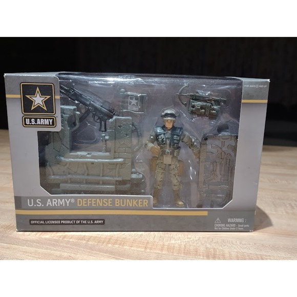 Lot of 3 U.S. Army Playsets Helicopter Playset Defense Bunker Patrol Vehicle New - Picture 8 of 11